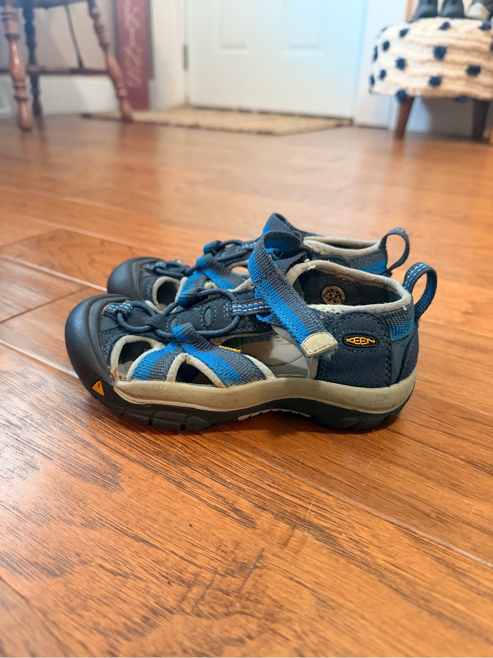 Keen Youth Blue and Gray Closed-Toe Sandals